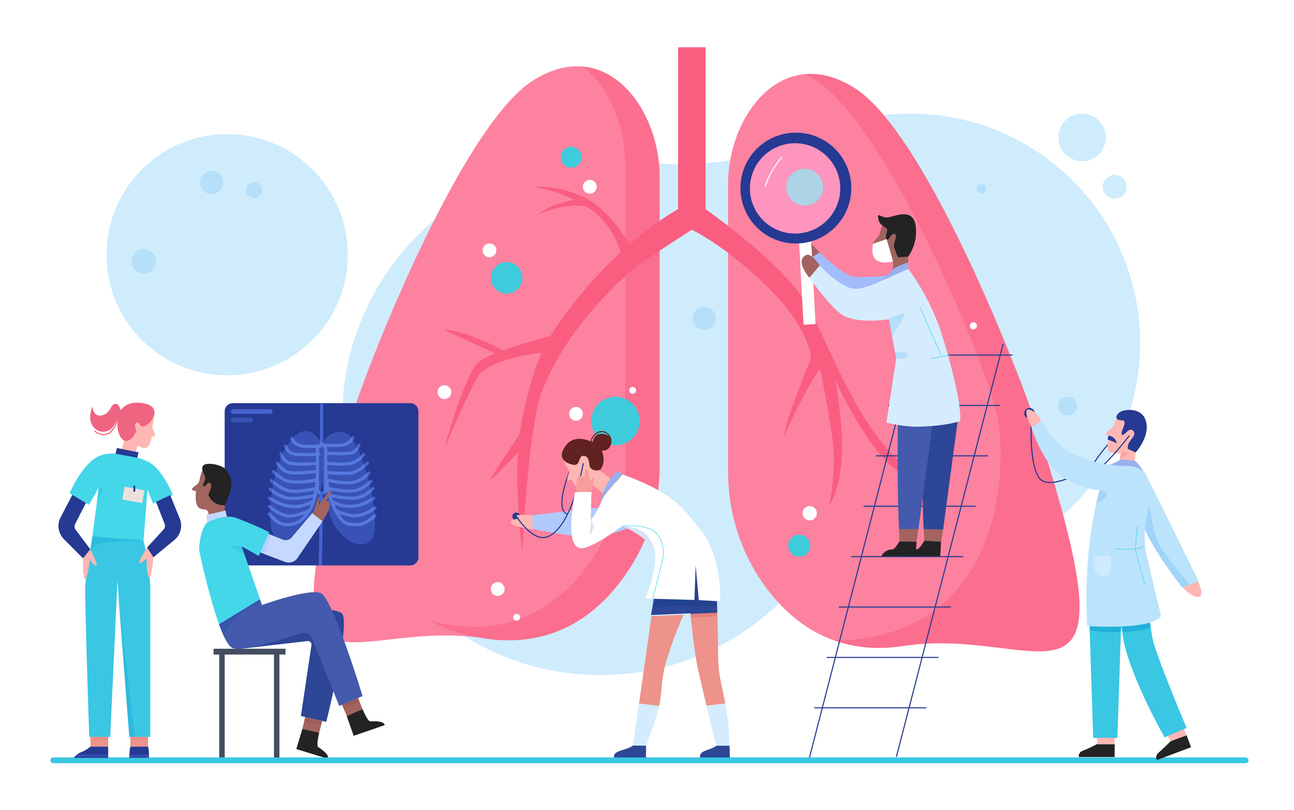 Graphic of a lung