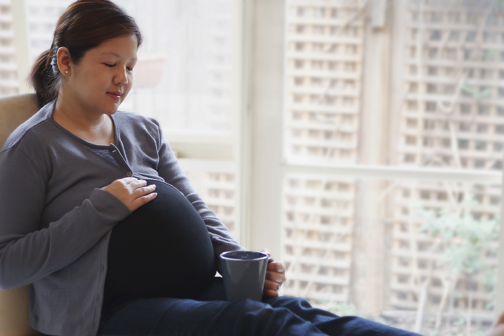 A pregnant woman