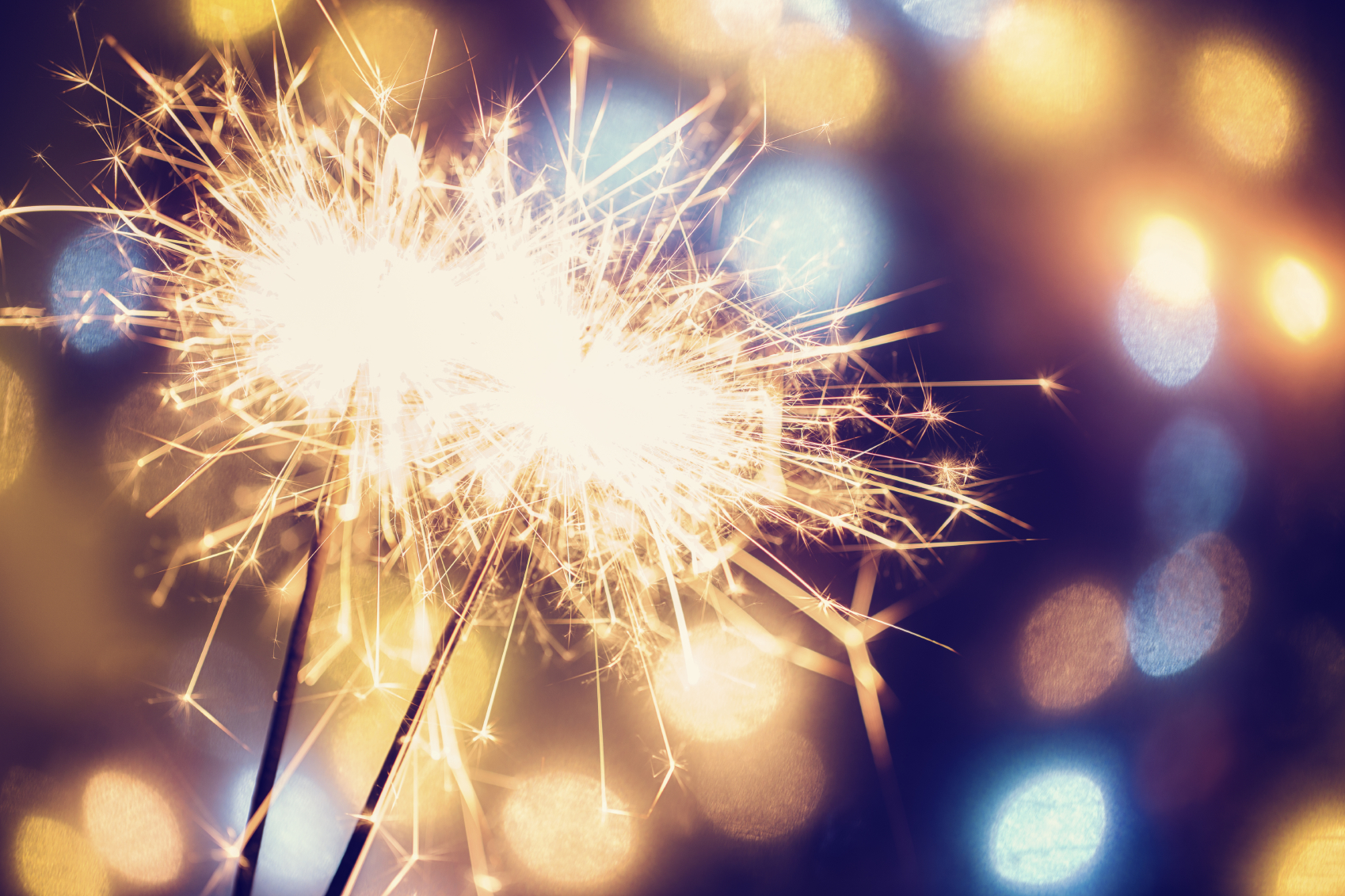 Two sparklers