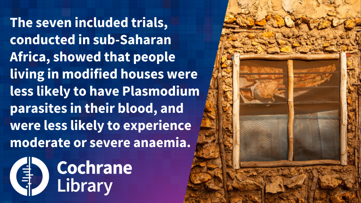 House modifications for preventing malaria