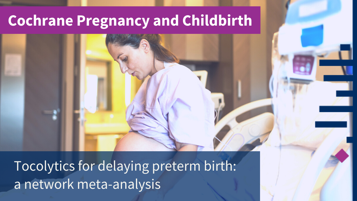 Person pregnant in hospital ward